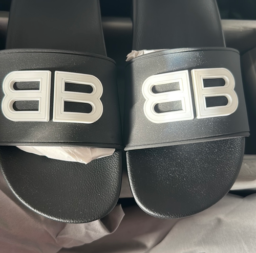 BALENCIAGA/テクノスライドプラットフォームスライド Balenciaga pool slides Sz39 $445 NIB | Luxury Cage LLC