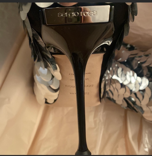 靴 Sergio Rossi SERGIO ROSSI New Secret 75 snake-effect leather pumps | THE