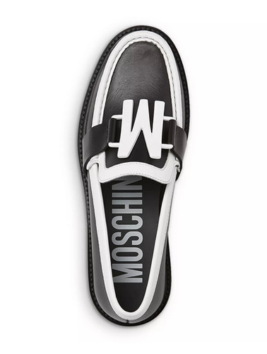 【関税込み】Moschino スリッパ & ローファー M logo MOSCHINO loafers Sz40 | Luxury Cage LLC