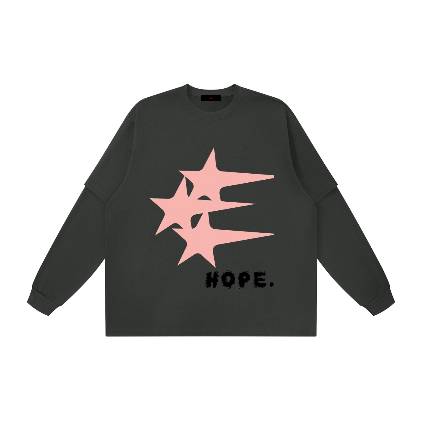 Unisex Layered Oversized HOPE. T-Shirt