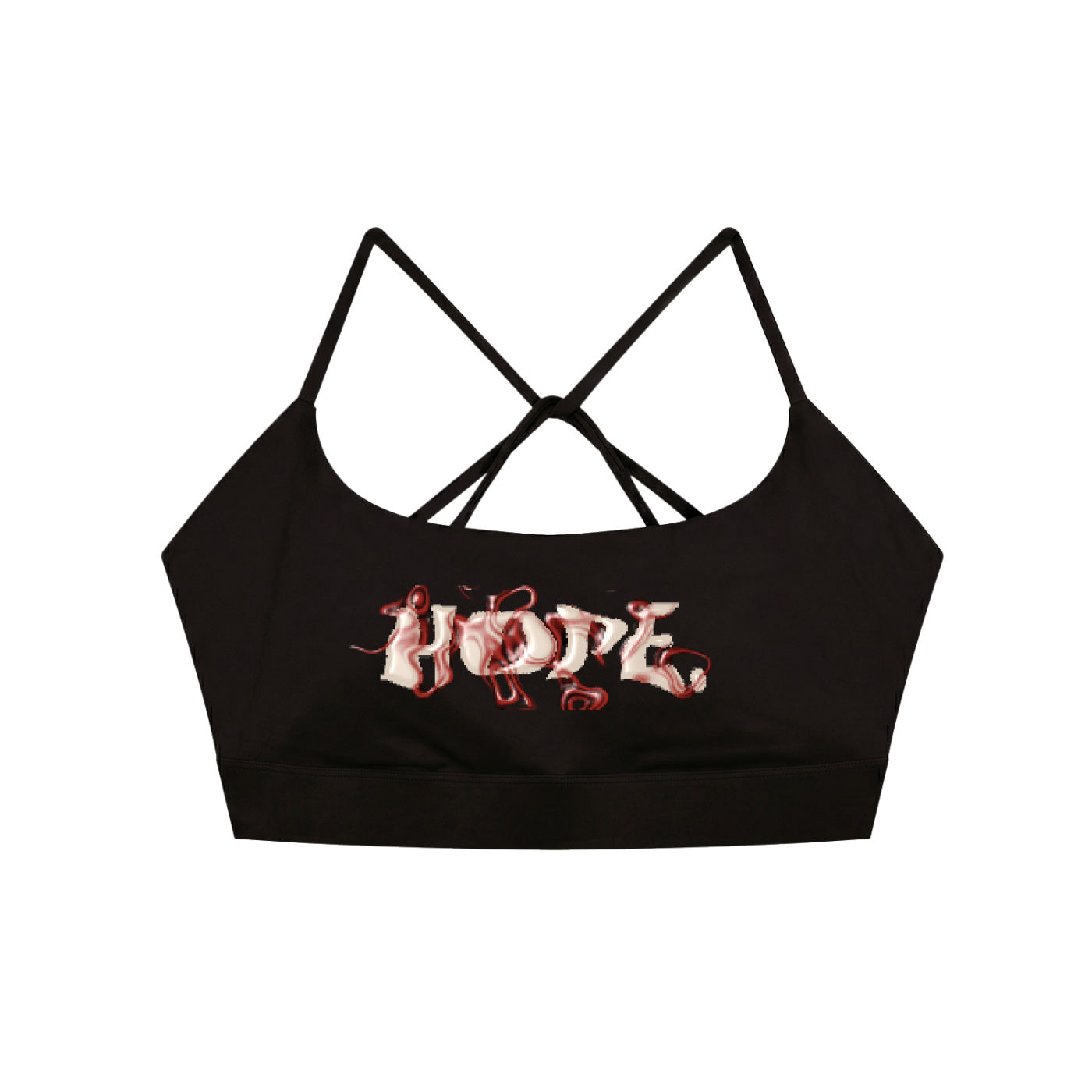 Strappy Criss Cross HOPE. Yoga Sports Bra