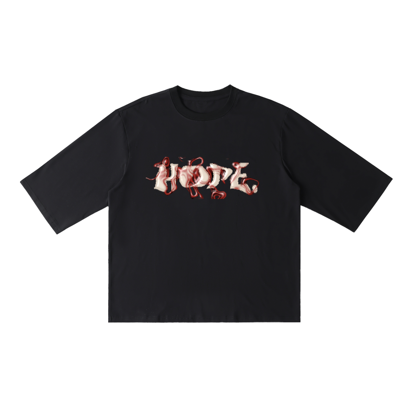 Essential Half Sleeve Ribbed HOPE. T-Shirt