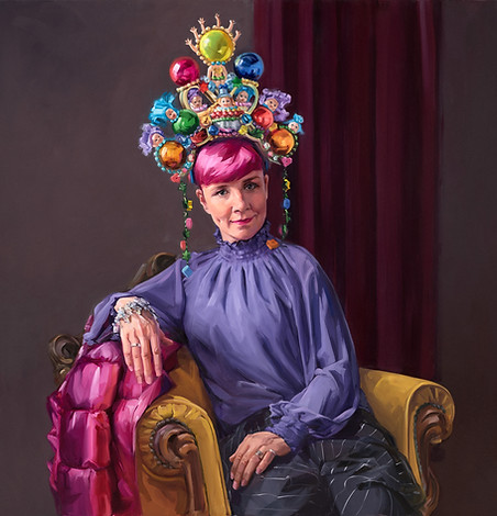 Award winning Portrait of Cal Wilson