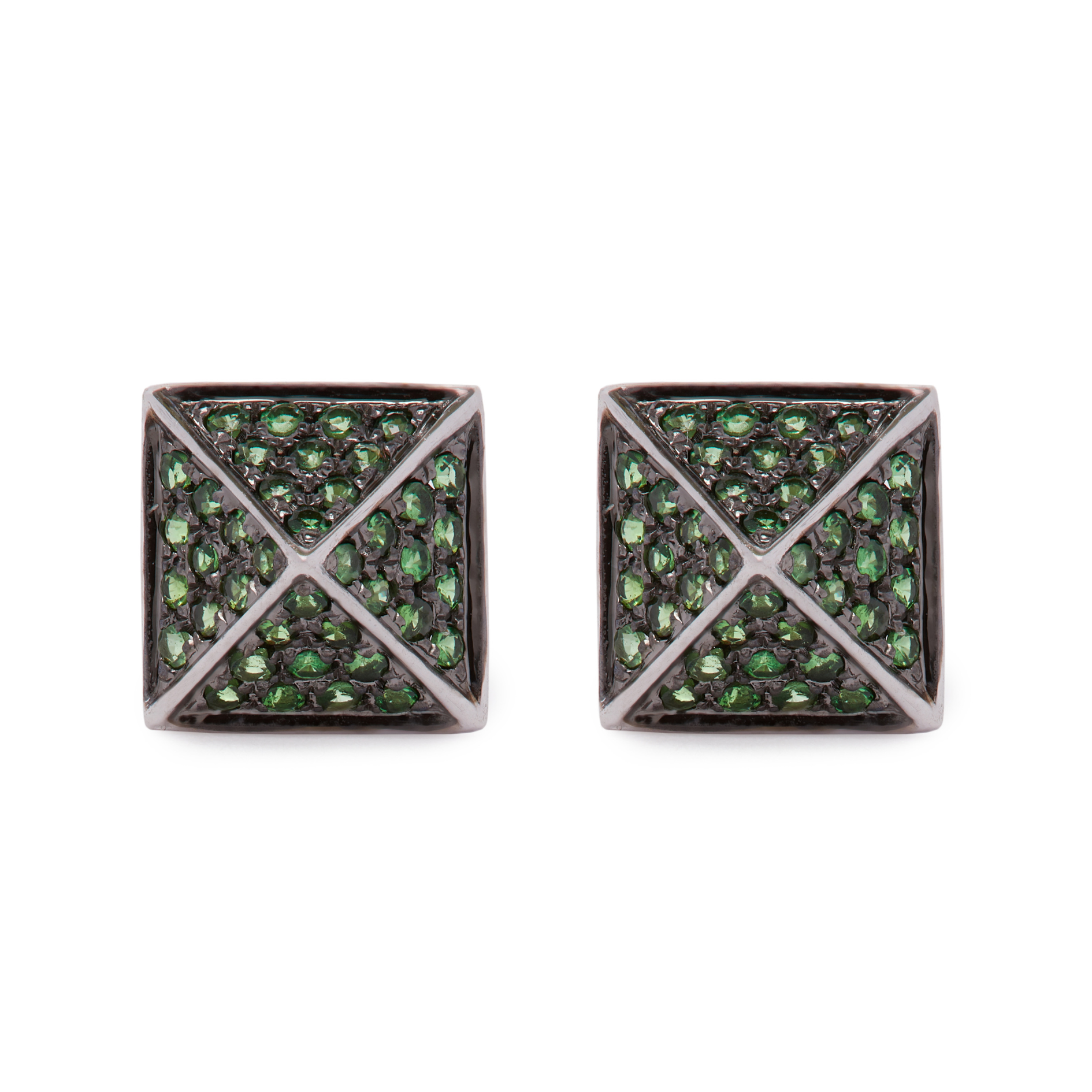 Pyramid Stud Earrings