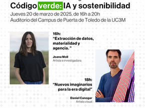 I Jornada de Cultura Digital: "Código verde: IA y sostenibilidad". Máster de Gestión Cultural UC3M.