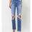 Thumbnail: High Rise Distressed Ankle Straight Jeans
