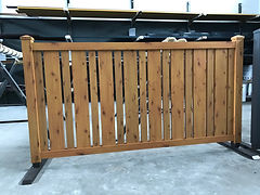 Aluminium Holz Optik Zaun