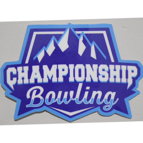 Championship Bowling Alternate Logo Sticker Championship Bowling