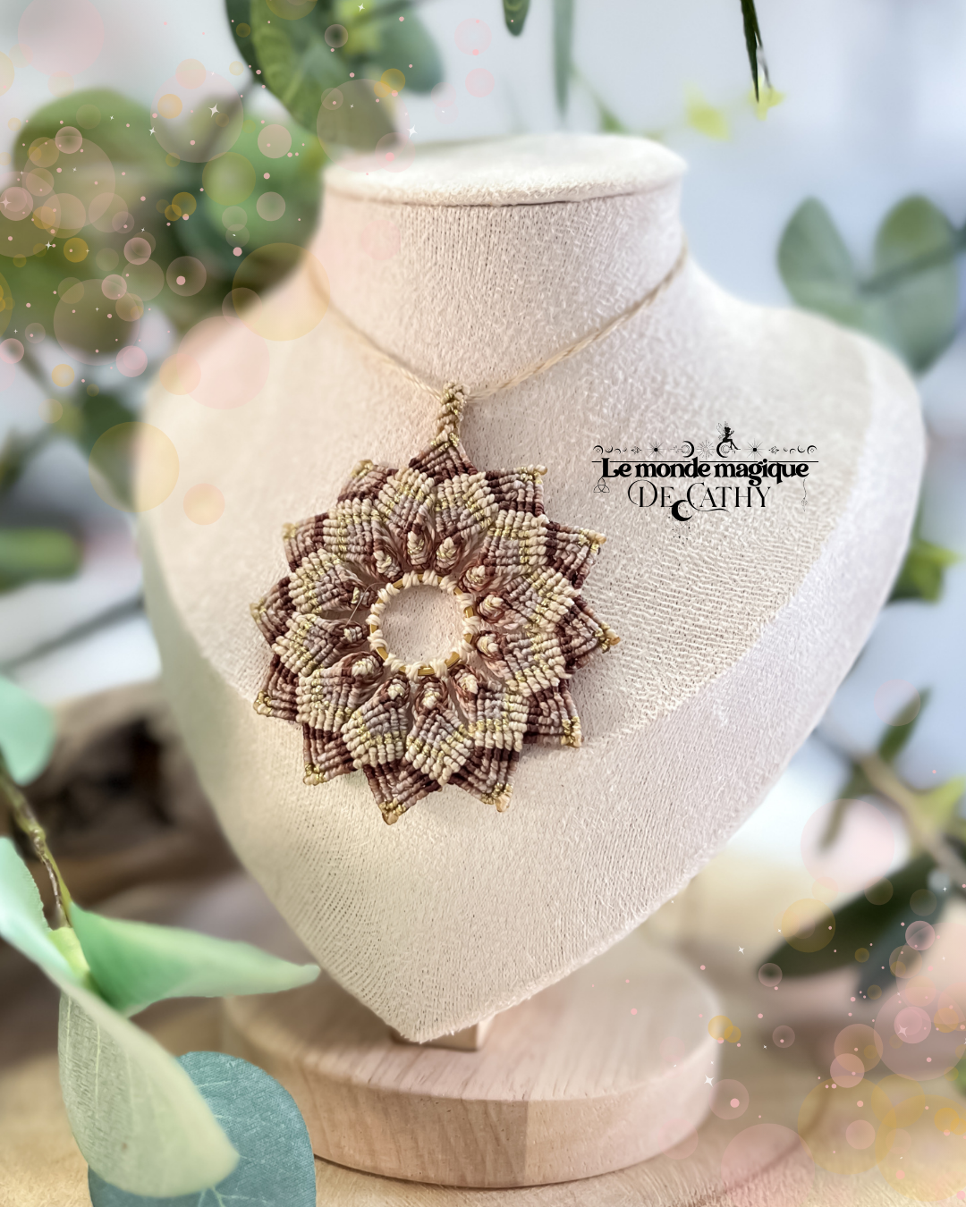 🌺 Pendentif "Mandala Harmonie"