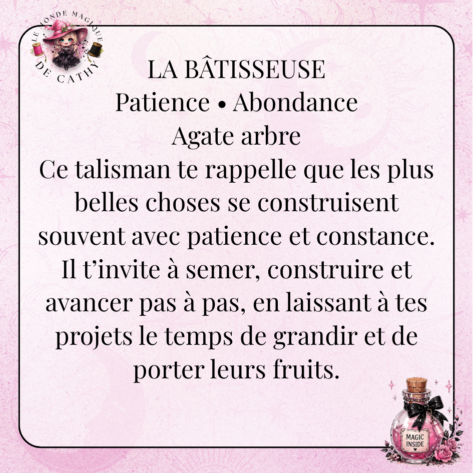 Miniature : 🐝 La Bâtisseuse  Patience • Abondance