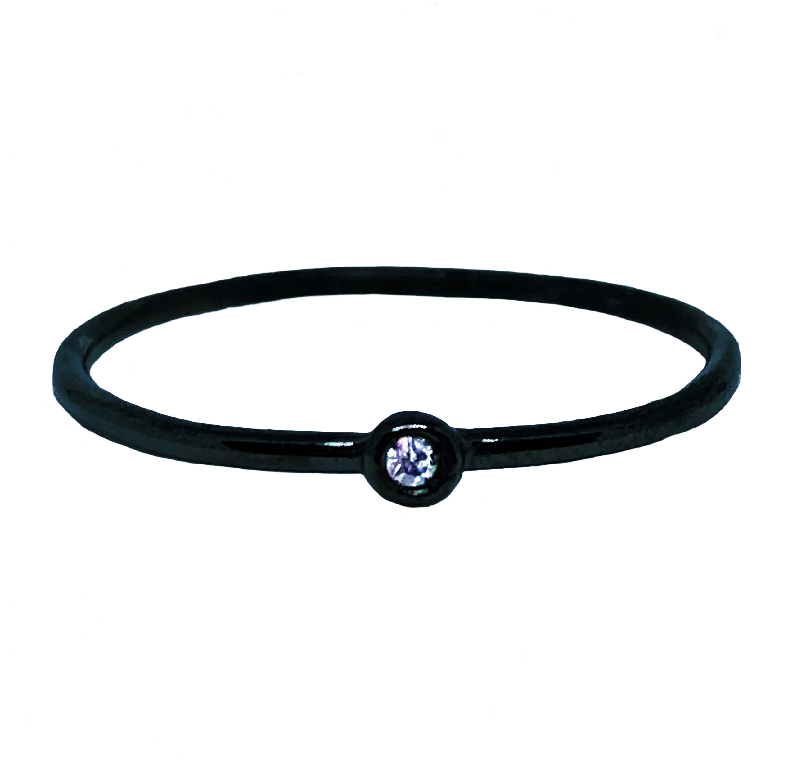 Anello Argento con Diamante