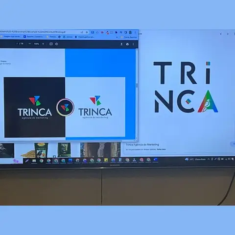 Nova logomarca da Agência de Marketing Trinca em Brasília