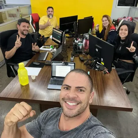 Equipe de design da Agência de Marketing Trinca