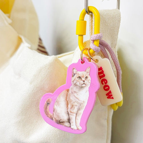 サムネイル： MEOWキーホルダー
