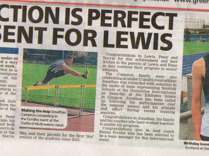Lewis Hainey 4J National Academy