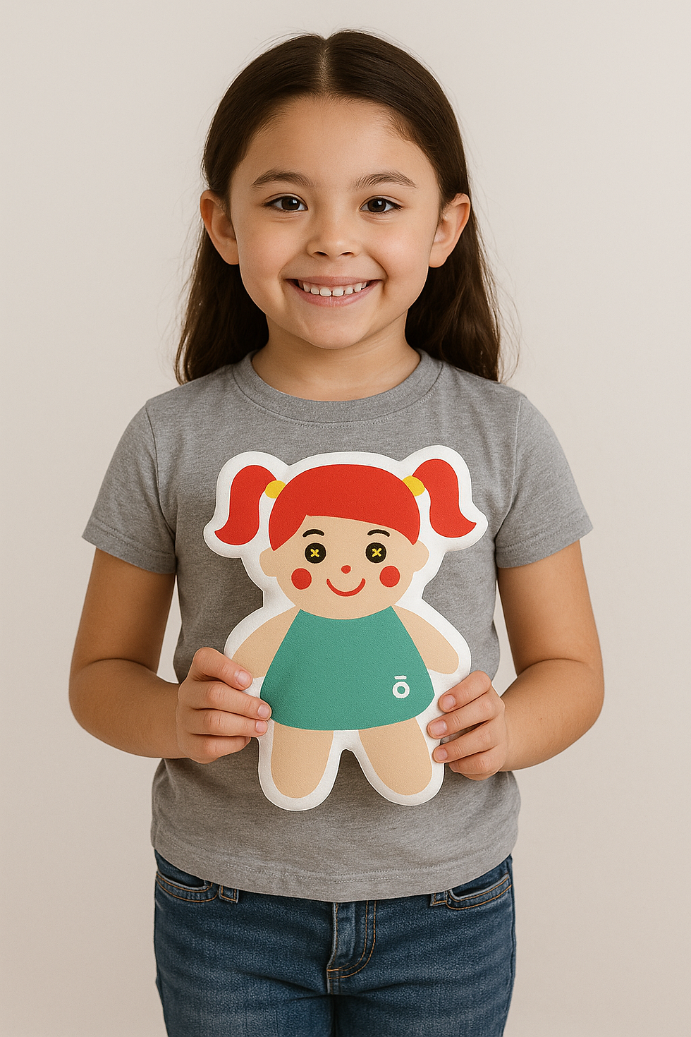 Thumbnail: Mimi Buttons Doll Custom-shaped pillow