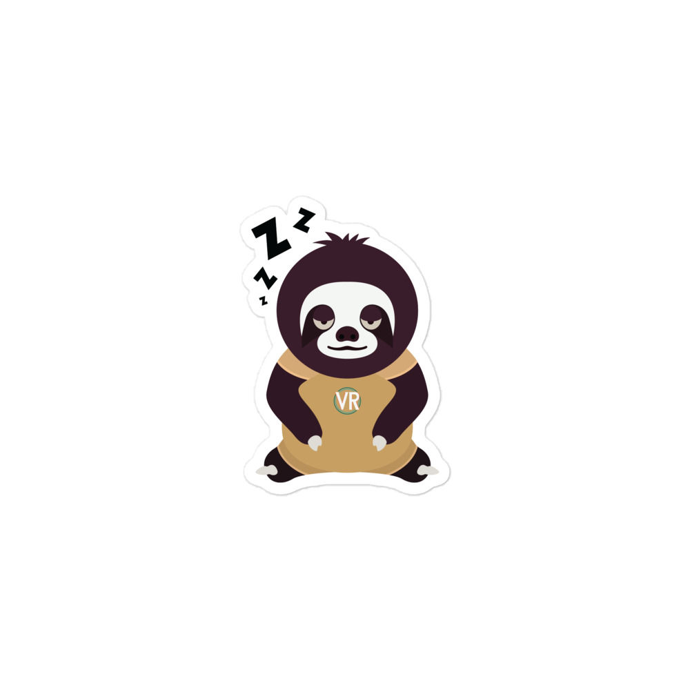 Slumpy Sloth sticker 1