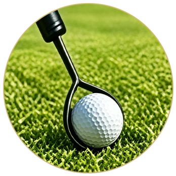Position over ball