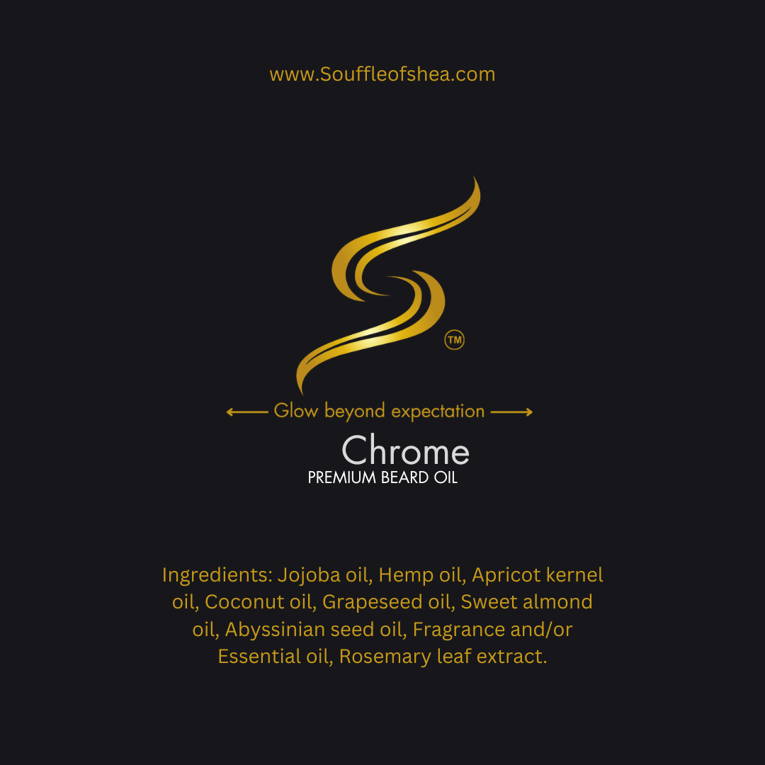 Chrome Premium Beard Oil