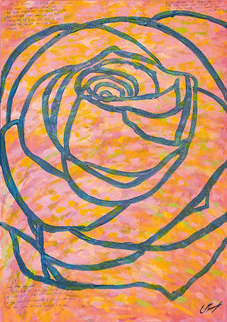 Etheral Rose - Caroline Boff's painting