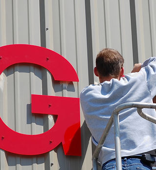 Sign Installing