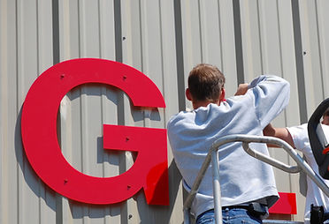 Sign Installing
