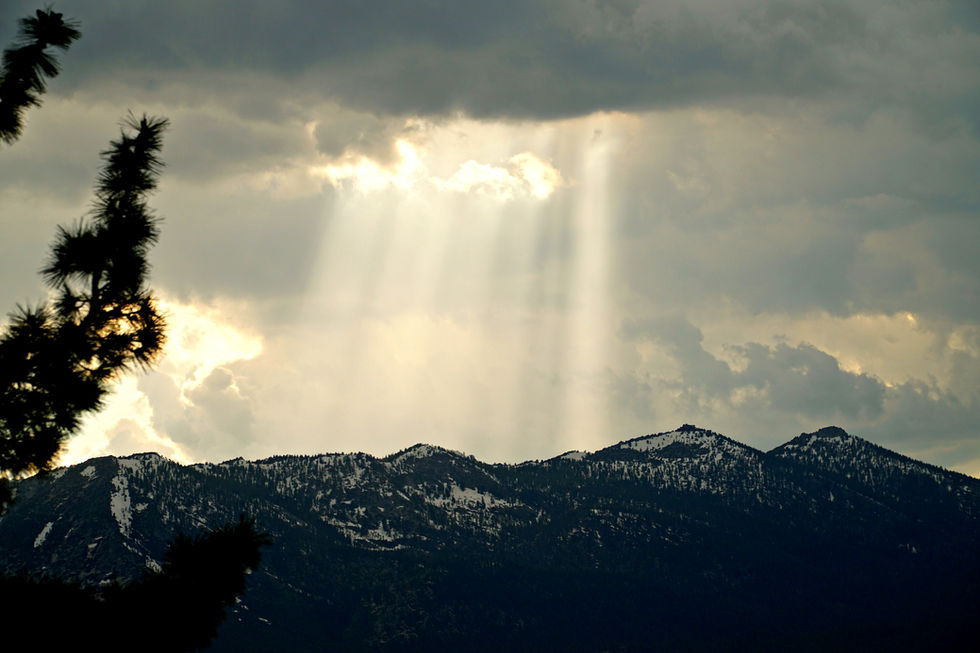 Light From Above - Lake Tahoe