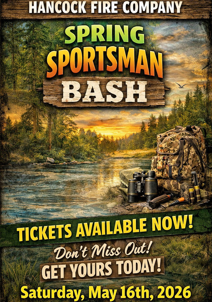 Spring Sportsmans Bash in Hancock Maryland