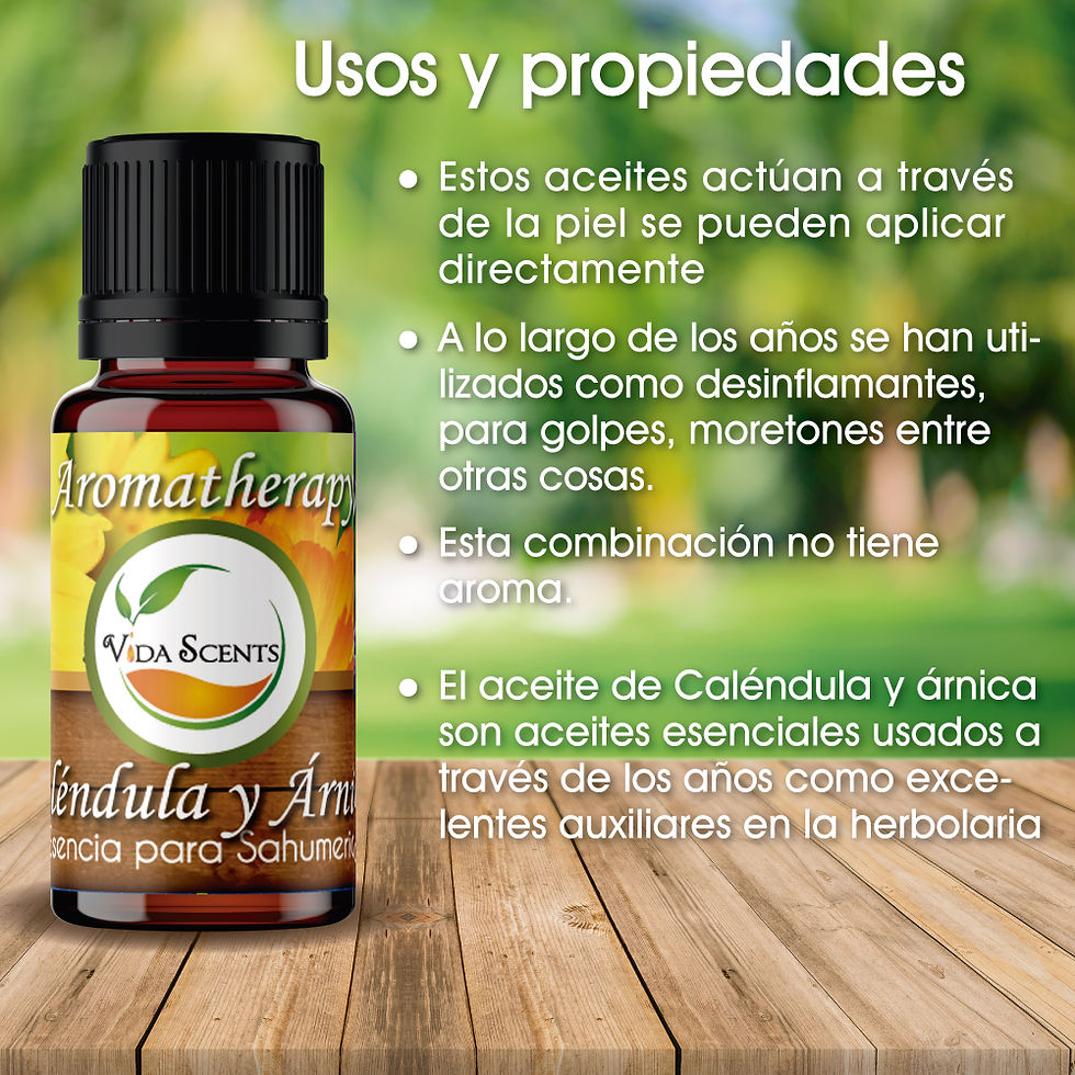 Miniatura: Esencia aromatherapy Caléndula & Árnica 10 ml.