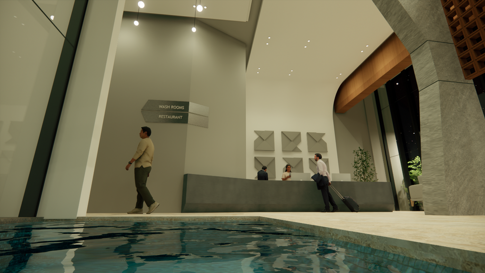 minimalist and luxury hotel lobby_pxmakes.com