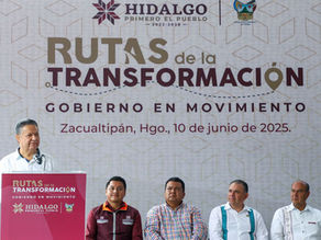 Rutas de la Transformación llevan educación e infraestructura a la sierra hidalguense
