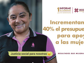 ¡Incremento del 40% en el presupuesto para apoyar a las mujeres! 🙋🏻♀️