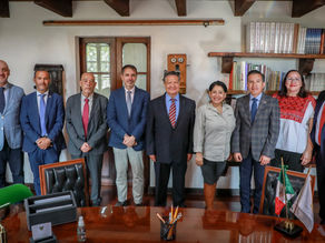 Menchaca Salazar se reúne con el embajador de España en México