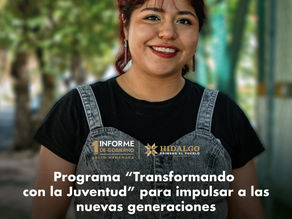 Con #TransformandoConLaJuventud impulsamos las oportunidades de las nuevas generaciones. 👧🏻