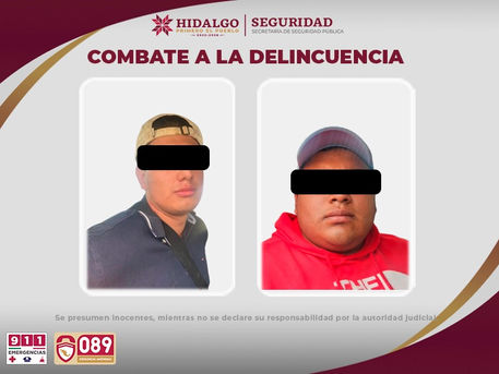 Policías Estatales recuperan vehículo robado y detienen a tres implicados