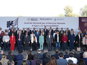 Hidalgo respalda Acuerdo Nacional por el Derecho al Agua