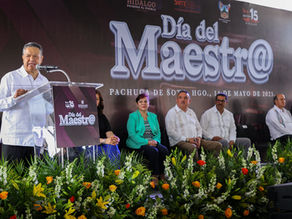 Gobierno de Hidalgo reconoce labor docente