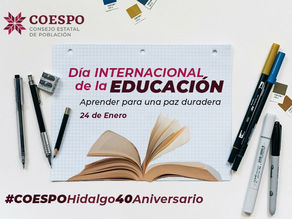“Aprender para una Paz Duradera”, lema del Día Internacional de la Educación