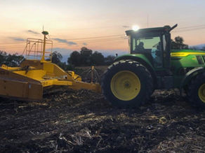 Nivela SIPDUS 800 hectáreas como parte del Plan Nacional de Tecnificación del Campo