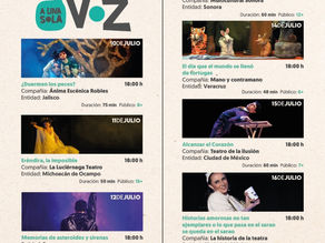 Siete piezas teatrales a una voz: Hidalgo recibe al Festival de Monólogos 2025