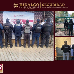 SSPH desmantela tres puntos de venta de droga y frena operación delictiva en Calnali 