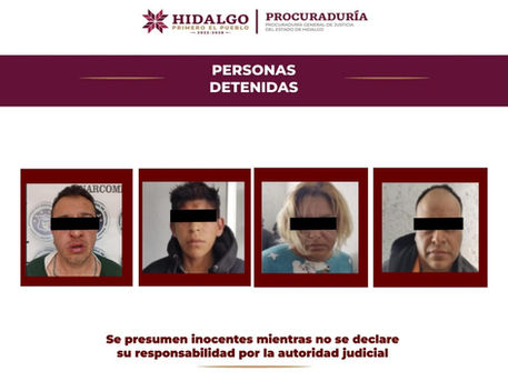 Dictan prisión preventiva a personas investigadas por la muerte de elementos de la PGJEH