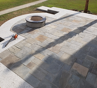Poured concrete