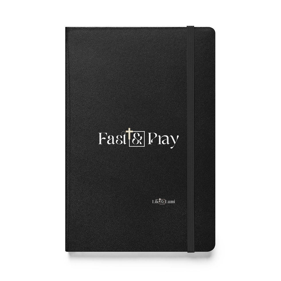 Thumbnail: Fast & Pray hardcover notebook