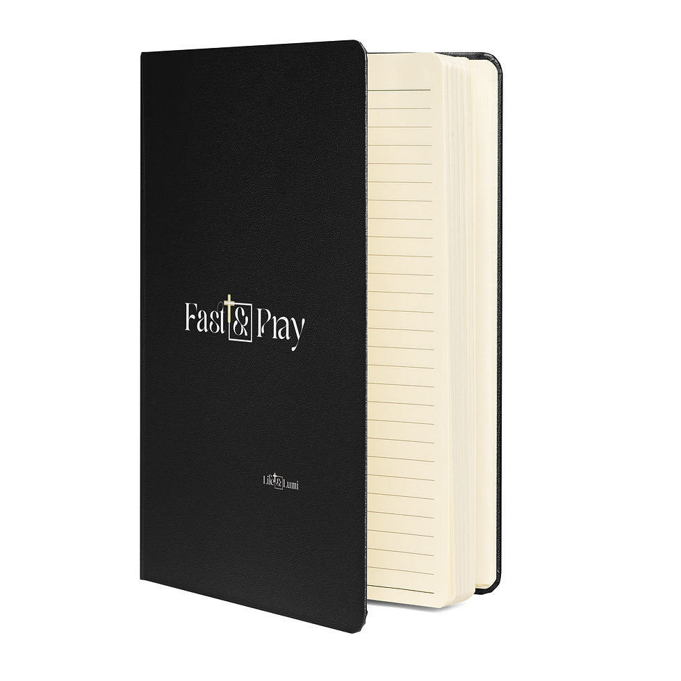 Thumbnail: Fast & Pray hardcover notebook