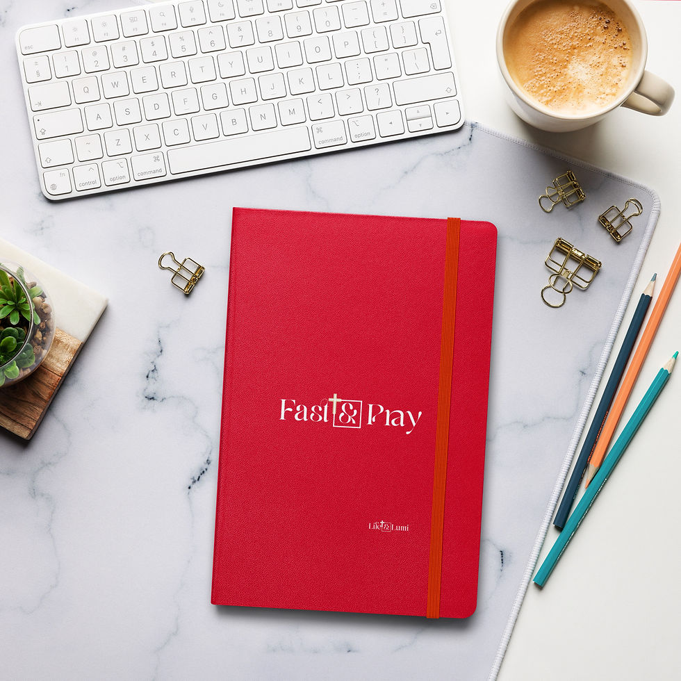 Thumbnail: Fast & Pray hardcover notebook