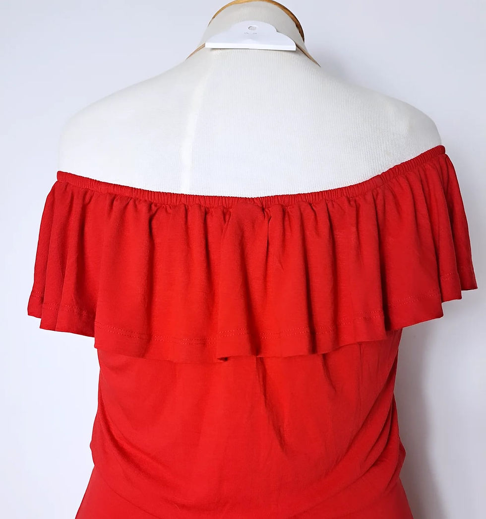 Miniatura: Macacão longo vermelho c/abertura nas pernas