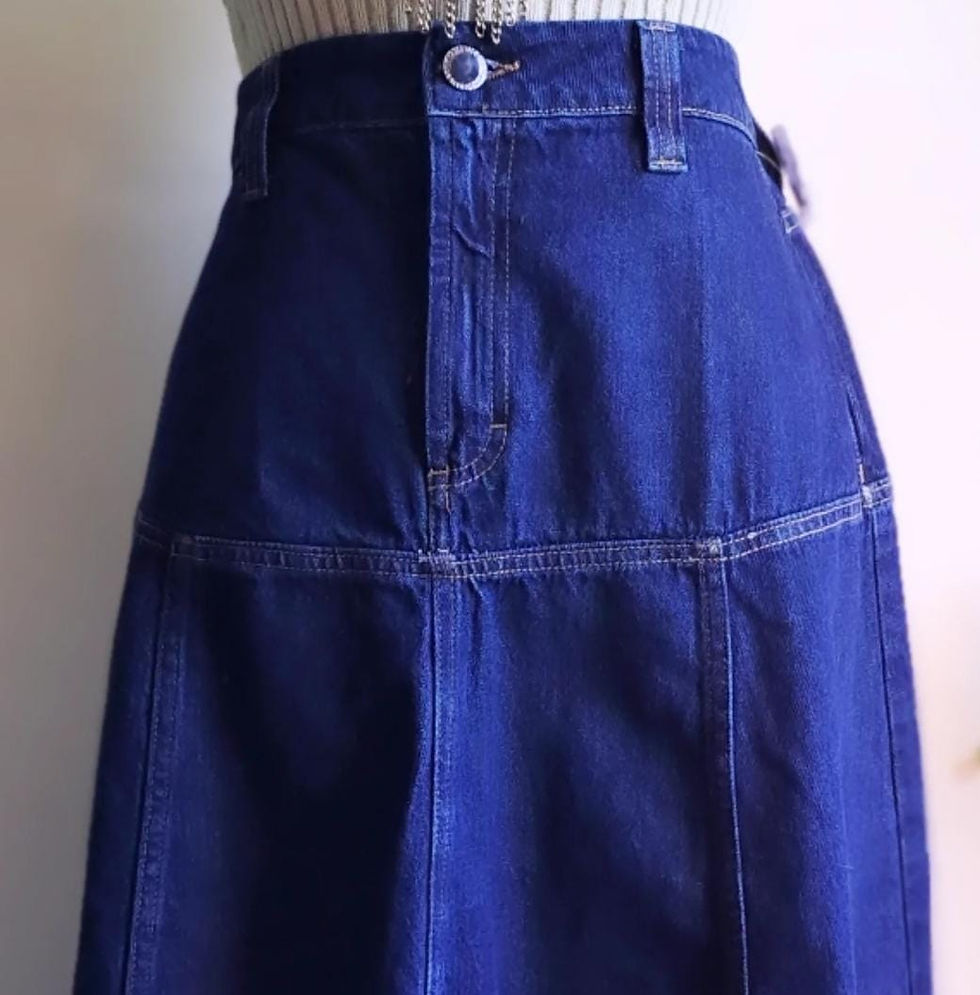 Miniatura: Saia jeans longa Marfinno