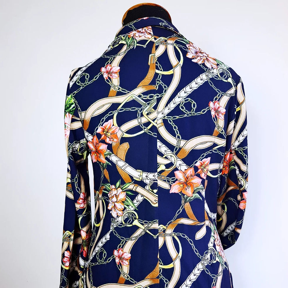 Miniatura: Blazer Corrente Azul Marinho