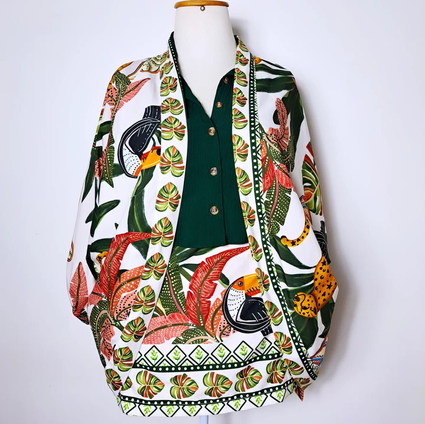 Conjunto Kimono + Short Saia